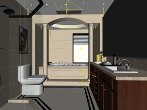 bathroom design complete model 111 3D मॉडल