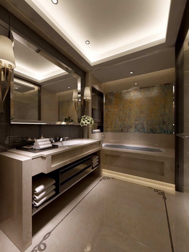bathroom design complete model 112 Modelo 3D .c4d .max .obj .3ds .fbx .stl .blend 