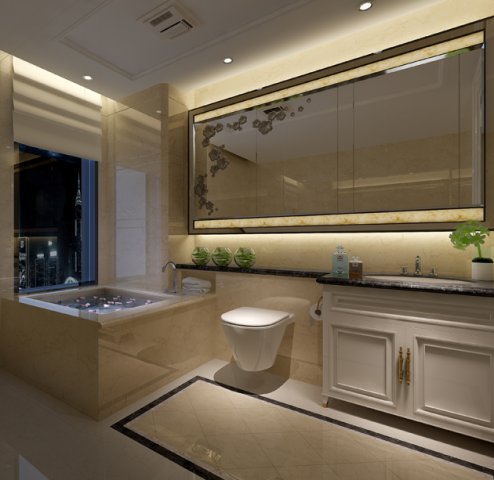 bathroom design complete model 113 3D Model .c4d .max .obj .3ds .fbx .stl .blend 