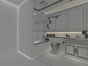 bathroom design complete model 113 3D Model