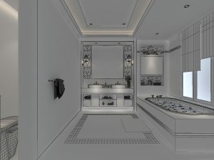 bathroom design complete model 114 3D 모델