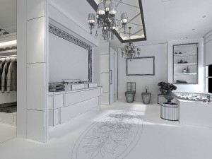 bathroom design complete model 117 Model 3D