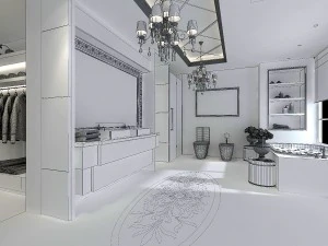 bathroom design complete model 117 3D Model