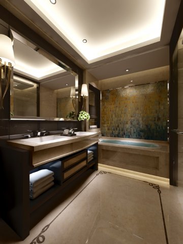 bathroom design complete model 118 3D 모델 .c4d .max .obj .3ds .fbx .stl .blend 