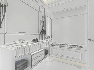 bathroom design complete model 118 3D Model