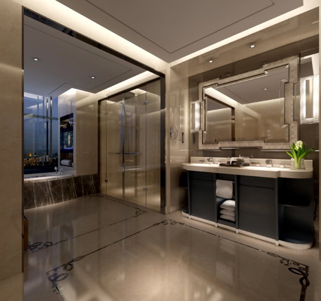 bathroom design complete model 119 Modelo 3D .c4d .max .obj .3ds .fbx .stl .blend 