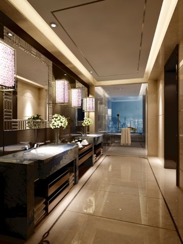 bathroom design complete model 120 3D Model .c4d .max .obj .3ds .fbx .stl .blend