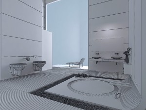bathroom design complete model 121 Model 3D