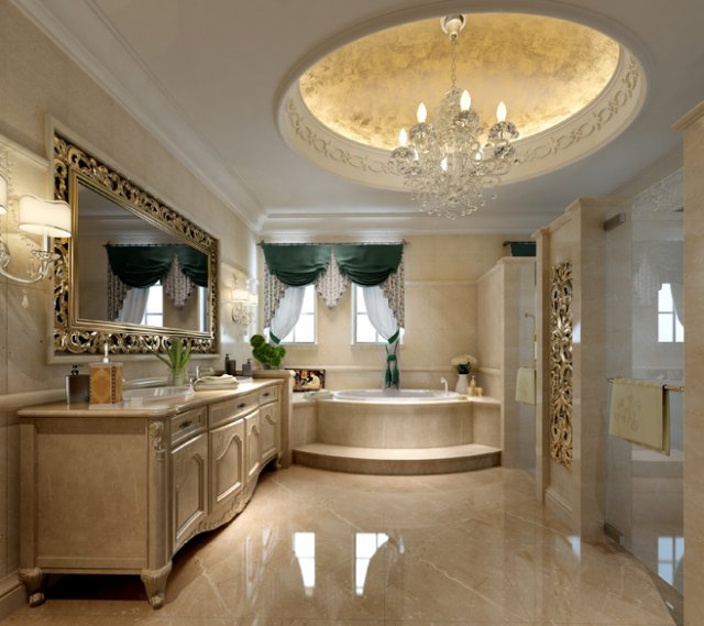 bathroom design complete model 123 3D-Modell .c4d .max .obj .3ds .fbx .stl .blend 