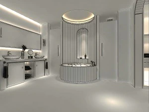 bathroom design complete model 125 3D Model