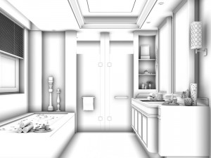 bathroom design complete model 128 3D Modell