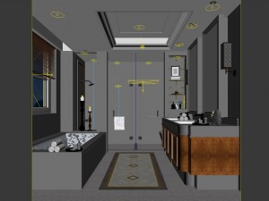 bathroom design complete model 128 3D Modell