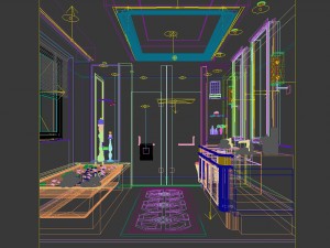 bathroom design complete model 128 3D Modell