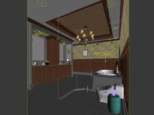 bathroom design complete model 129 3D Model