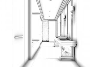 bathroom design complete model 131 3D मॉडल