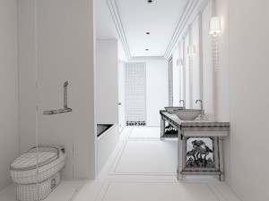 bathroom design complete model 131 3D मॉडल