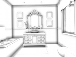 bathroom design complete model 132 3D Model