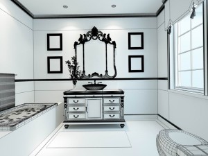 bathroom design complete model 132 3D Model