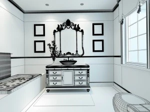 bathroom design complete model 132 3D Model