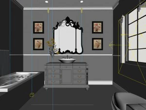 bathroom design complete model 132 3D Model
