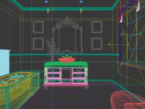 bathroom design complete model 132 3D Model