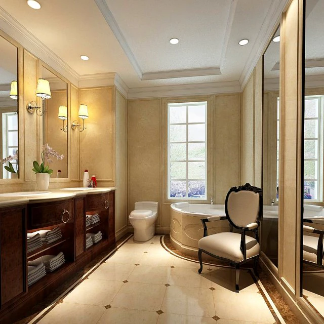 bathroom design complete model 133 3D Model .c4d .max .obj .3ds .fbx .stl .blend 