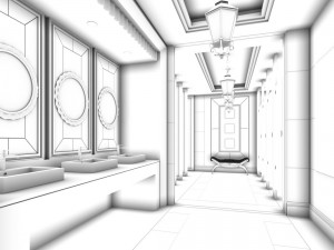 bathroom design complete model 134 3D Model