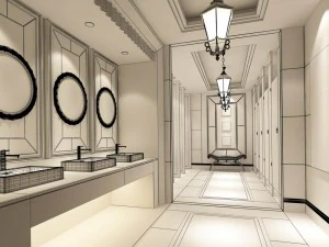 bathroom design complete model 134 3D Model