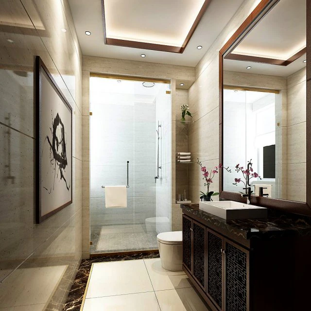 bathroom design complete model 135 3D Model .c4d .max .obj .3ds .fbx .stl .blend 