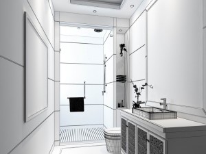 bathroom design complete model 135 Modelo 3D