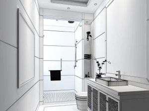 bathroom design complete model 135 3D Model