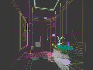 bathroom design complete model 135 3D Model