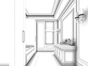 bathroom design complete model 137 3D Model