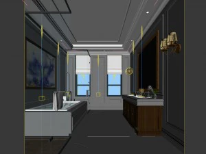 bathroom design complete model 137 3D Model