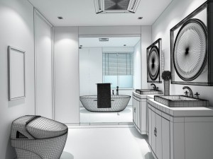 bathroom design complete model 139 Modèle 3D