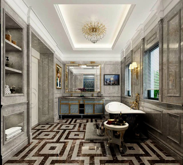 bathroom design complete model 141 3D Model .c4d .max .obj .3ds .fbx .stl .blend 