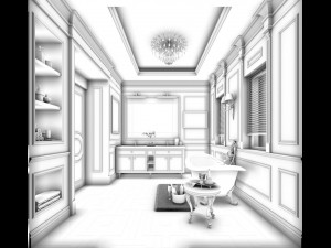 bathroom design complete model 141 3D Model