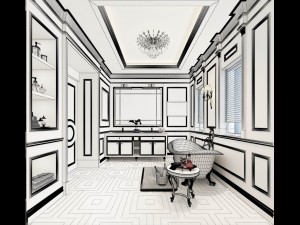bathroom design complete model 141 3D Model
