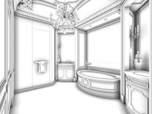 bathroom design complete model 142 3D Model