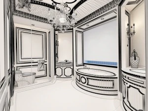 bathroom design complete model 142 3D Model