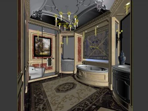 bathroom design complete model 142 3D Model