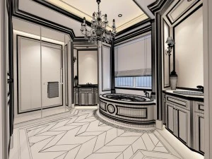 bathroom design complete model 143 3D Model