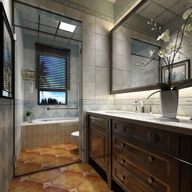 bathroom design complete model 144 3Dモデル .c4d .max .obj .3ds .fbx .stl .blend 