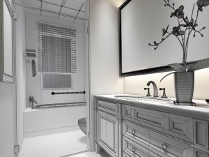 bathroom design complete model 144 3Dモデル