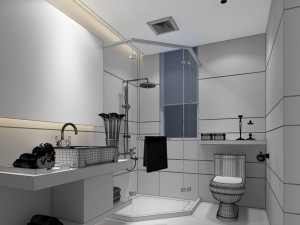 bathroom design complete model 145 3D Model