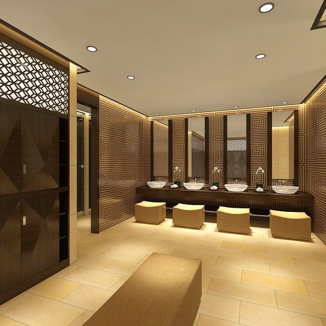 bathroom design complete model 148 Modelo 3D .c4d .max .obj .3ds .fbx .stl .blend