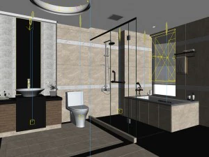 bathroom design complete model 149 3D Model