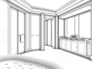 bathroom design complete model 150 3D Model