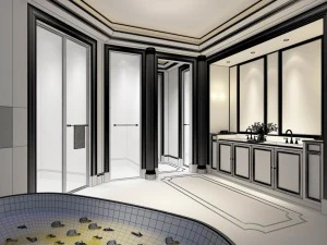 bathroom design complete model 150 3D Model