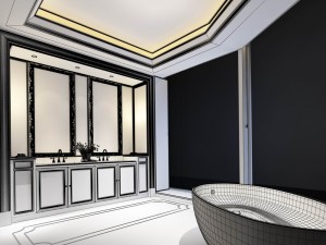 bathroom design complete model 151 Modelo 3D